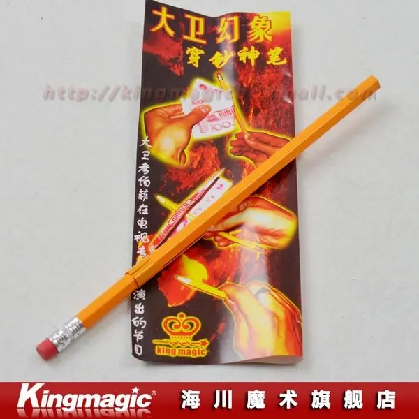 Free shipping by CPAM! Wholesale! Pencil Penetration Thru Money by Copperfield/magic tricks/magic set/magic props/close up magic
Free shipping by CPAM! Wholesale! Pencil Penetration Thru Money by Copperfield/magic tricks/magic set/magic props/close up magic