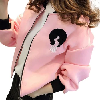 2018 Autumn Womens Baseball Jackets Chic Embroidery Bomber Jacket Casual Harajuku Zipper Outwear Basic Coats Splicing Sportwear
2018 Autumn Womens Baseball Jackets Chic Embroidery Bomber Jacket Casual Harajuku Zipper Outwear Basic Coats Splicing Sportwear