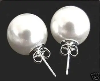 Free shipping Charming!10mm White Sea Shell Pearl Earring
Free shipping Charming!10mm White Sea Shell Pearl Earring