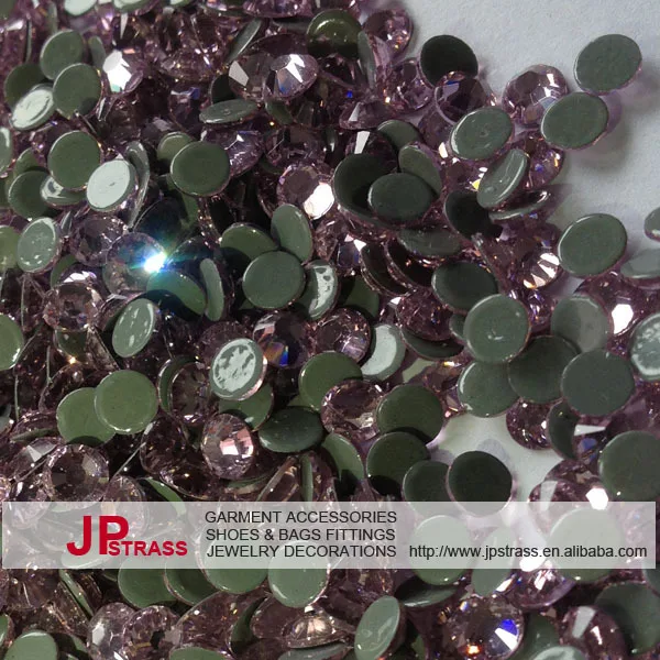 

ss20 5mm hot fix rhinestone light amethyst 1440 pieces each lot ; free shipping rhinestones crystal for high fashion dress