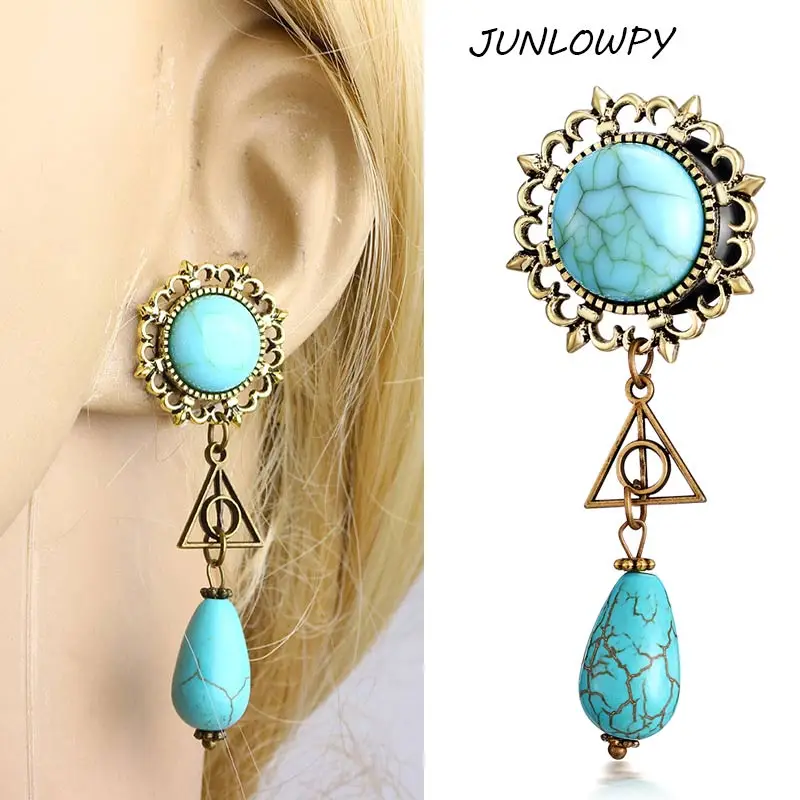 JUNLOWPY Plugs And Tunnels Piercing Gauges Ear Kit 2pcs Dangle Plugs Ear Stretcher Earring Plug Tunnel Body Jewelry Expander
JUNLOWPY Plugs And Tunnels Piercing Gauges Ear Kit 2pcs Dangle Plugs Ear Stretcher Earring Plug Tunnel Body Jewelry Expander