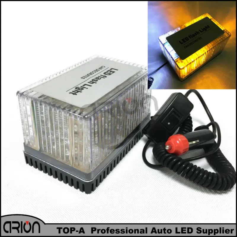 Amber/white 48 LED Emergency Waterproof Magnets Strobe Light Warning EMS Police Car Light Flashing Firemen
Amber/white 48 LED Emergency Waterproof Magnets Strobe Light Warning EMS Police Car Light Flashing Firemen
