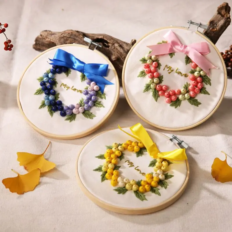 Full Range of Embroidery with Tools Kit DIY Flower Rings Handkerchief for Valentines Day Lovers Gift DIY Knitting Products
Full Range of Embroidery with Tools Kit DIY Flower Rings Handkerchief for Valentines Day Lovers Gift DIY Knitting Products