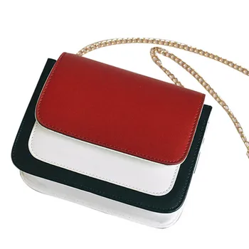 TFTP-Fashion Women Bag Girls Leather Chain Handbag Crossbody Shoulder Bag Female Casual Hit Color Mini Small Messenger Phone B
TFTP-Fashion Women Bag Girls Leather Chain Handbag Crossbody Shoulder Bag Female Casual Hit Color Mini Small Messenger Phone B