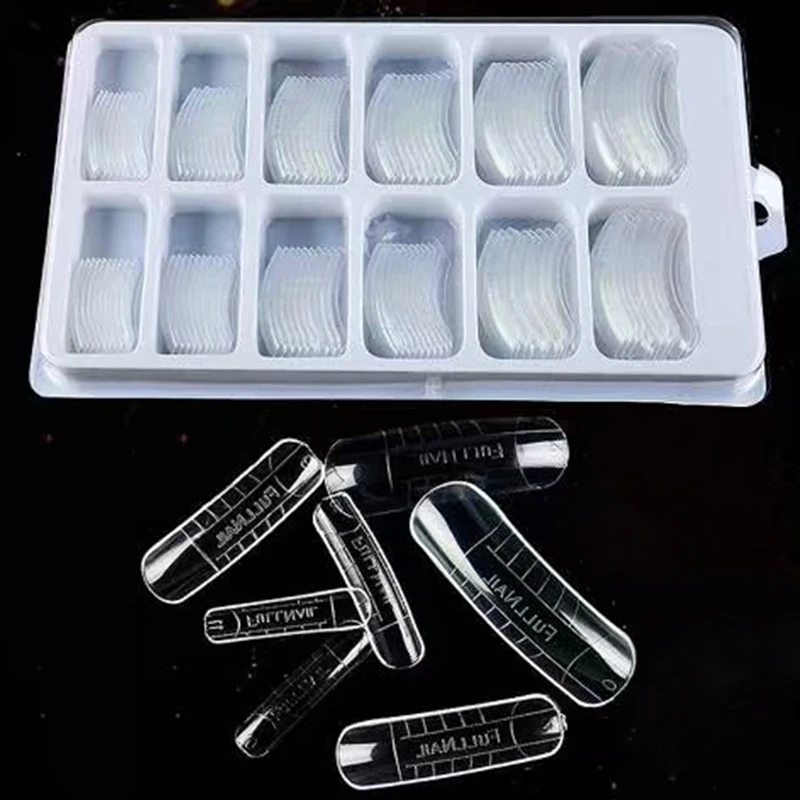 120pcs/set Nail Forms Dual Forms with Lines Nail Extension French Manicure Reusable Acrylic Nail kit 12 sizes
120pcs/set Nail Forms Dual Forms with Lines Nail Extension French Manicure Reusable Acrylic Nail kit 12 sizes