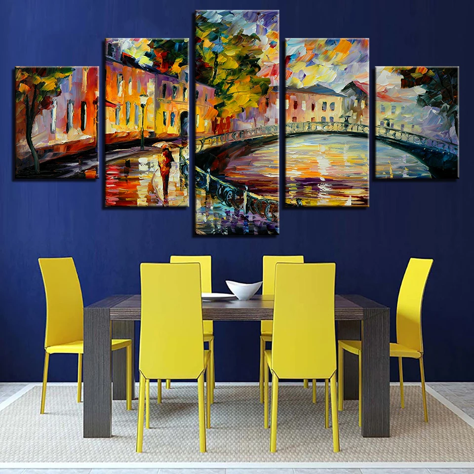 Home Decor Pictures Wall Art HD Prints Canvas 5 Pieces Bridge Tree Classic Landscape Paintings Modular Abstract Poster Framework
Home Decor Pictures Wall Art HD Prints Canvas 5 Pieces Bridge Tree Classic Landscape Paintings Modular Abstract Poster Framework