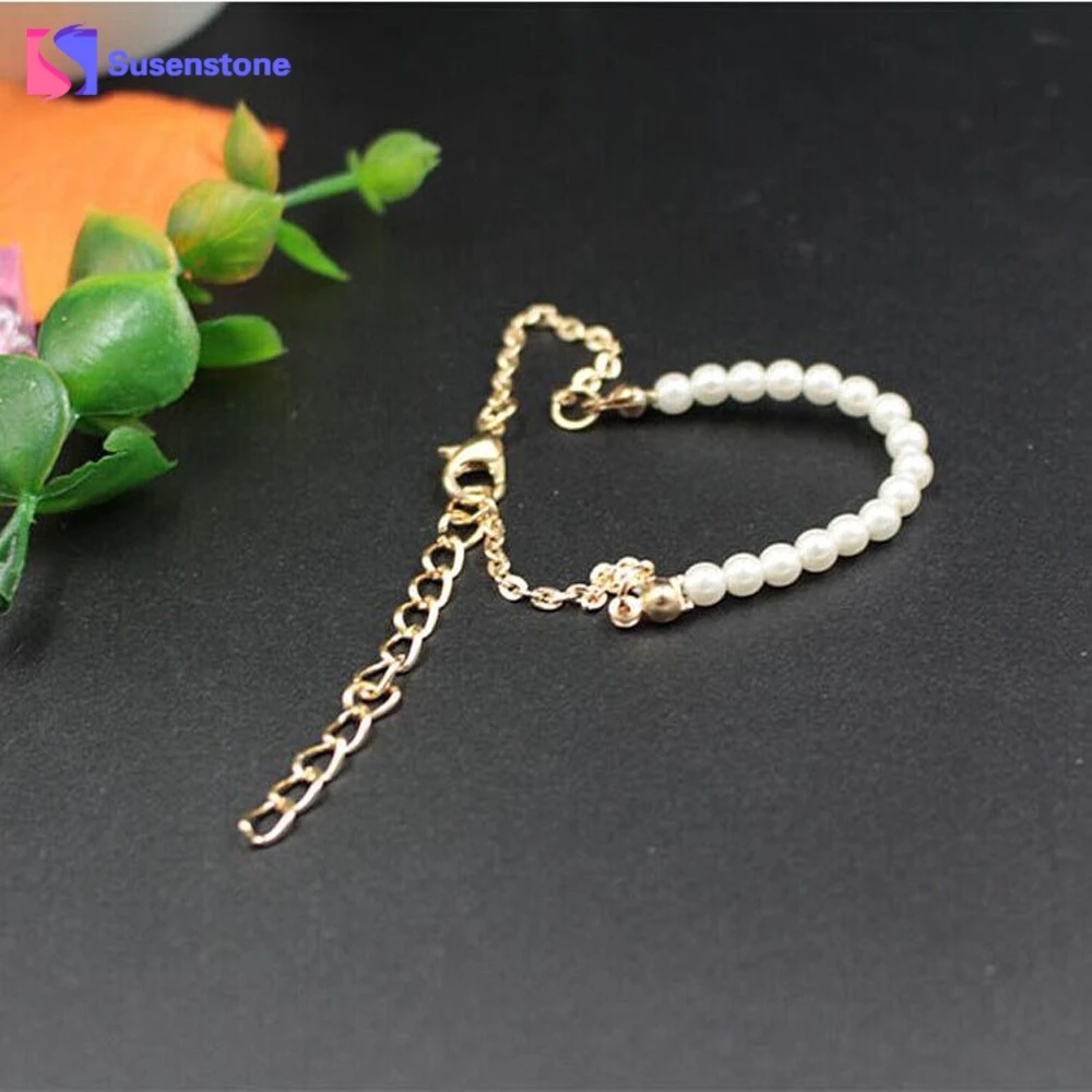 2018 Beads Bracelets Bangle Charm Elastic Adjusted Simple Pearl Bead Elegant New Women Golden Chain Bracelet Bangle Jewelry
2018 Beads Bracelets Bangle Charm Elastic Adjusted Simple Pearl Bead Elegant New Women Golden Chain Bracelet Bangle Jewelry