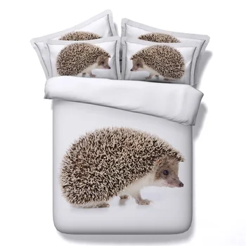 3D Hedgehog Bedding Sets Twin Queen Size Bed Linens King Quilt Bed Duvet Cover Set 4pcs Owl Squirre Bedclothes Christmas Gift
3D Hedgehog Bedding Sets Twin Queen Size Bed Linens King Quilt Bed Duvet Cover Set 4pcs Owl Squirre Bedclothes Christmas Gift