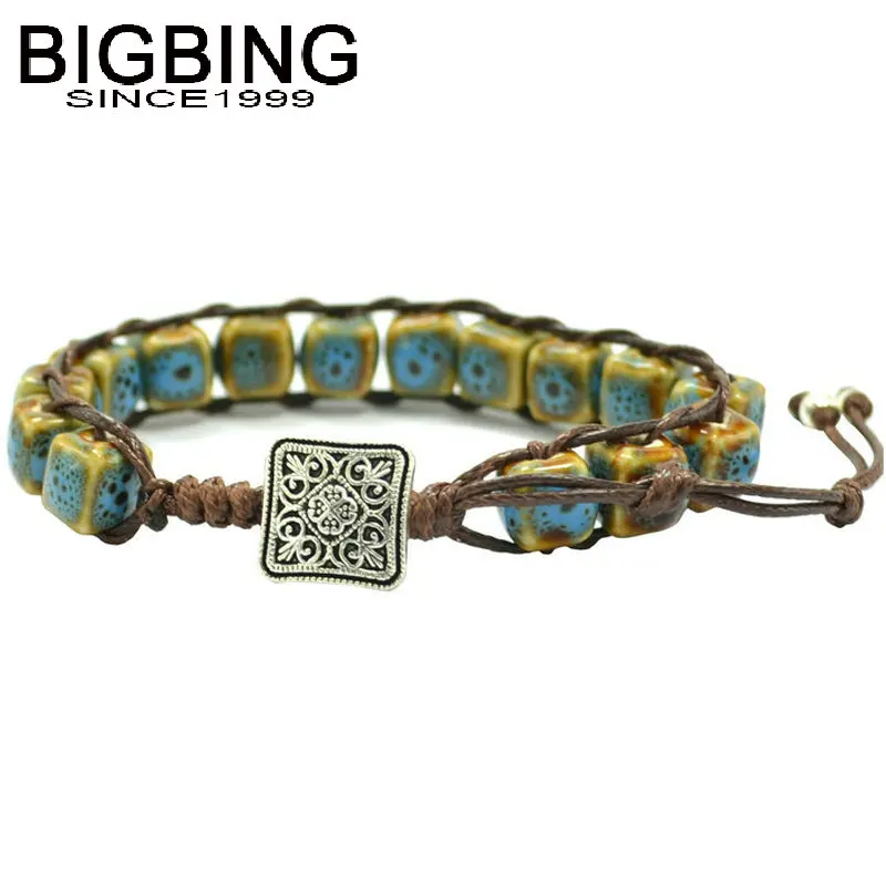 A067 BIGBING Jewelry Fashion handmade blue square ceramic beads charm women bracelet fashion jewelry fashion bracelet
A067 BIGBING Jewelry Fashion handmade blue square ceramic beads charm women bracelet fashion jewelry fashion bracelet