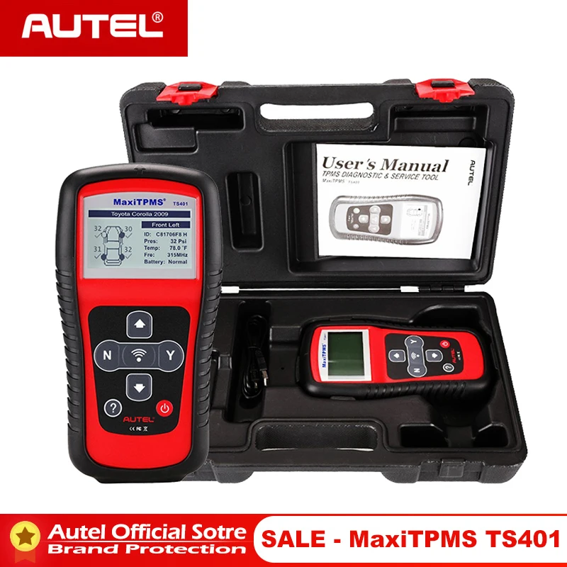 Autel MaxiTPMS TS401 TPMS Tool Programming MX Sensor OBD2 Scanner OBDII OBD 2 Car Diagnostic Tool Activate 315 433MHZ Sensor
Autel MaxiTPMS TS401 TPMS Tool Programming MX Sensor OBD2 Scanner OBDII OBD 2 Car Diagnostic Tool Activate 315 433MHZ Sensor