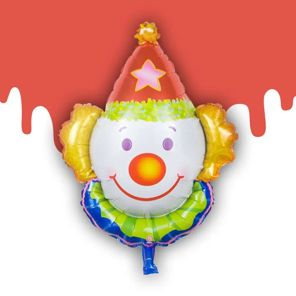 Foil Super Shape Clown Balloon Circus Party Juggles Kids Birthday Party Supplies Foil Super Shape Clown Balloon Circus Party Juggles Kids Birthday Party Supplies