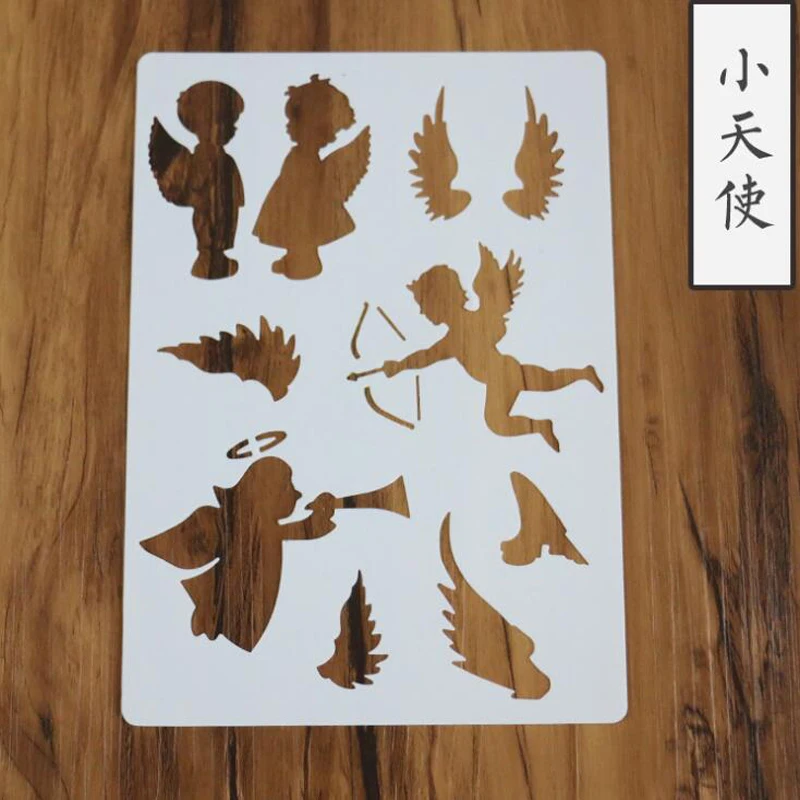 1pc Stencil Little Angel Templates Crafts Wall Graphics Painting Scrapbooking Stamp Ornament Album Embossed Template Reusable
1pc Stencil Little Angel Templates Crafts Wall Graphics Painting Scrapbooking Stamp Ornament Album Embossed Template Reusable