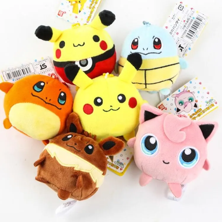 Japan Anime Pikachu Eevee Jigglypuff Squirtle Charmander 8cm Plush Toys Stuffed Dolls Keychain Pendant Kids Birthday Gift
Japan Anime Pikachu Eevee Jigglypuff Squirtle Charmander 8cm Plush Toys Stuffed Dolls Keychain Pendant Kids Birthday Gift