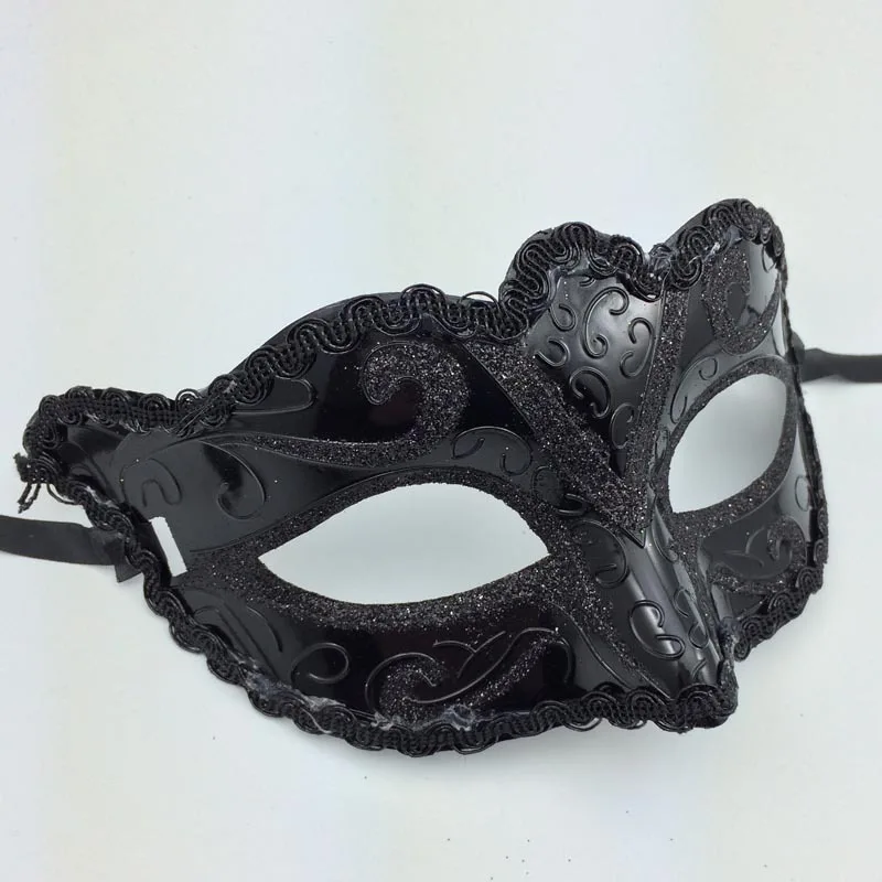 

1PCS Hot Sales Men Sex Ladies Masquerade Ball Mask Venetian Party Eye Mask New Black Carnival Fancy Dress Costume Party Decor