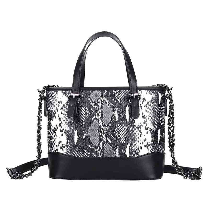 2018 New Snake Leather Serpentine Women Casual Totes Big Capacity Vintage Chain Women Handbag Female Shoulder Bag Crossbody Bags
2018 New Snake Leather Serpentine Women Casual Totes Big Capacity Vintage Chain Women Handbag Female Shoulder Bag Crossbody Bags