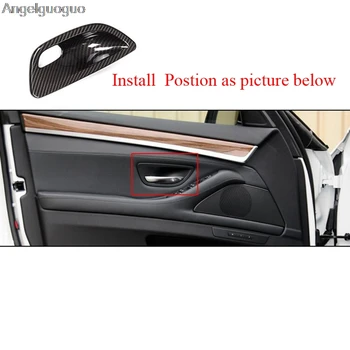 4pcs Carbon Fiber ABS Car Interior Door Bowl Cover Trim Sticker Decoration For BMW 5 Series F10 520 525 2011-2016 Car Styling
4pcs Carbon Fiber ABS Car Interior Door Bowl Cover Trim Sticker Decoration For BMW 5 Series F10 520 525 2011-2016 Car Styling
