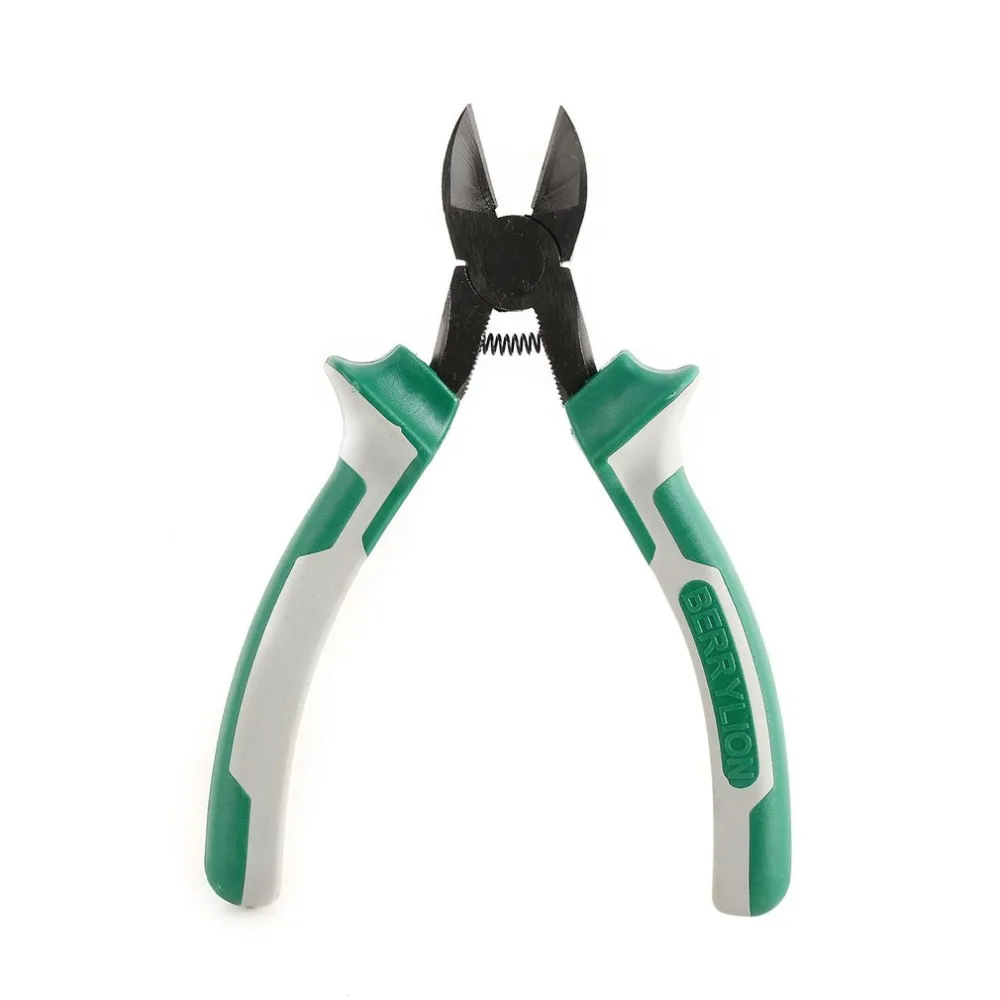 BERRYLION 6inch Nickel Alloy Electrical Wire Cable Stripper Cutters Pliers Cutting Side Snips Flush Pliers Nipper Tool
BERRYLION 6inch Nickel Alloy Electrical Wire Cable Stripper Cutters Pliers Cutting Side Snips Flush Pliers Nipper Tool