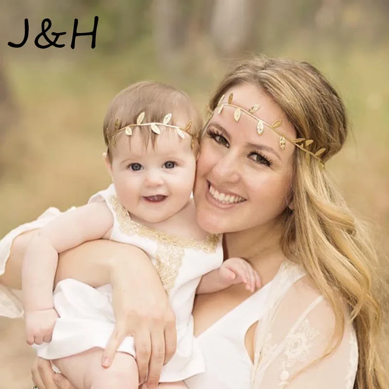 New Fashion Photography Props Bronzing Leaves Baby Girls Headband Elastics For Mom Kids Hairband Drop Shipping
New Fashion Photography Props Bronzing Leaves Baby Girls Headband Elastics For Mom Kids Hairband Drop Shipping
