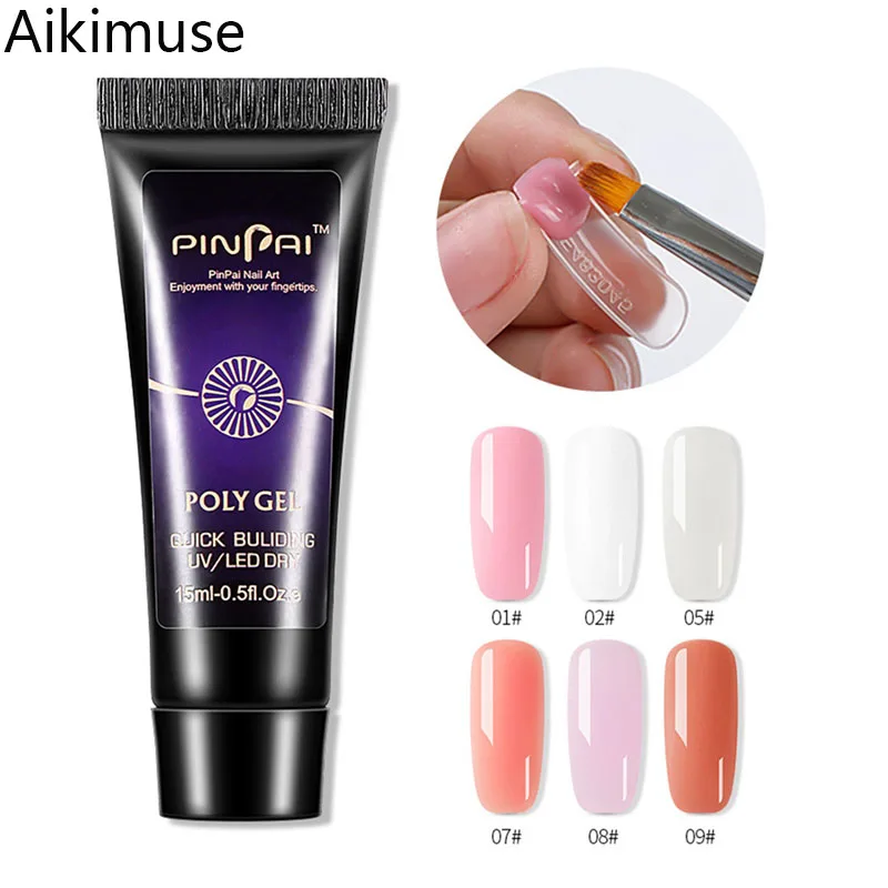 Gel Nail Polish Nail Art Extension Glue Nail Tip Form Poly Gel UV Gel Top Coat Clear Primer Crystal Painless Nail Gel Supplies
Gel Nail Polish Nail Art Extension Glue Nail Tip Form Poly Gel UV Gel Top Coat Clear Primer Crystal Painless Nail Gel Supplies