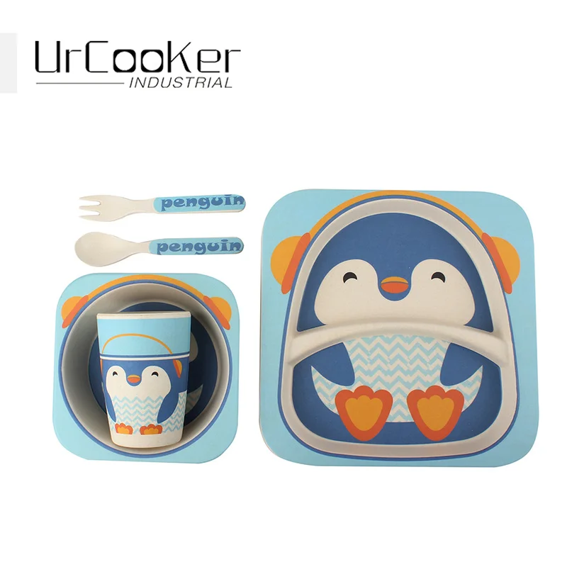 High-quality Cute Penguin Bamboo Fiber Environmental Protection Children Tableware High Quality 5 Pieces In Set Dinner Set
High-quality Cute Penguin Bamboo Fiber Environmental Protection Children Tableware High Quality 5 Pieces In Set Dinner Set