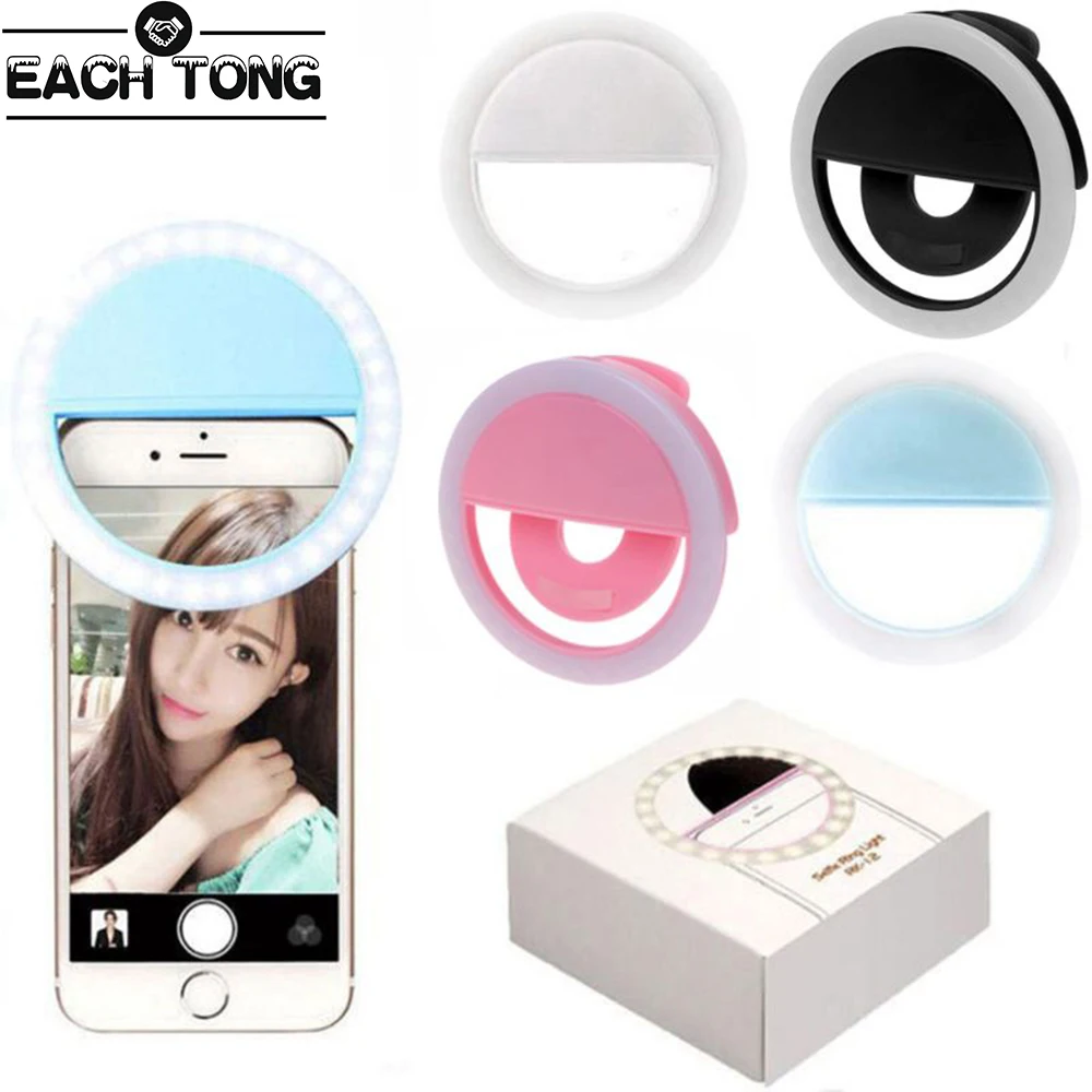 Mobile Phone Selfie LED Ring Flash Lens Beauty Fill Light Lamp Portable Clip for Photo Camera For Cell Phone Smartphone
Mobile Phone Selfie LED Ring Flash Lens Beauty Fill Light Lamp Portable Clip for Photo Camera For Cell Phone Smartphone
