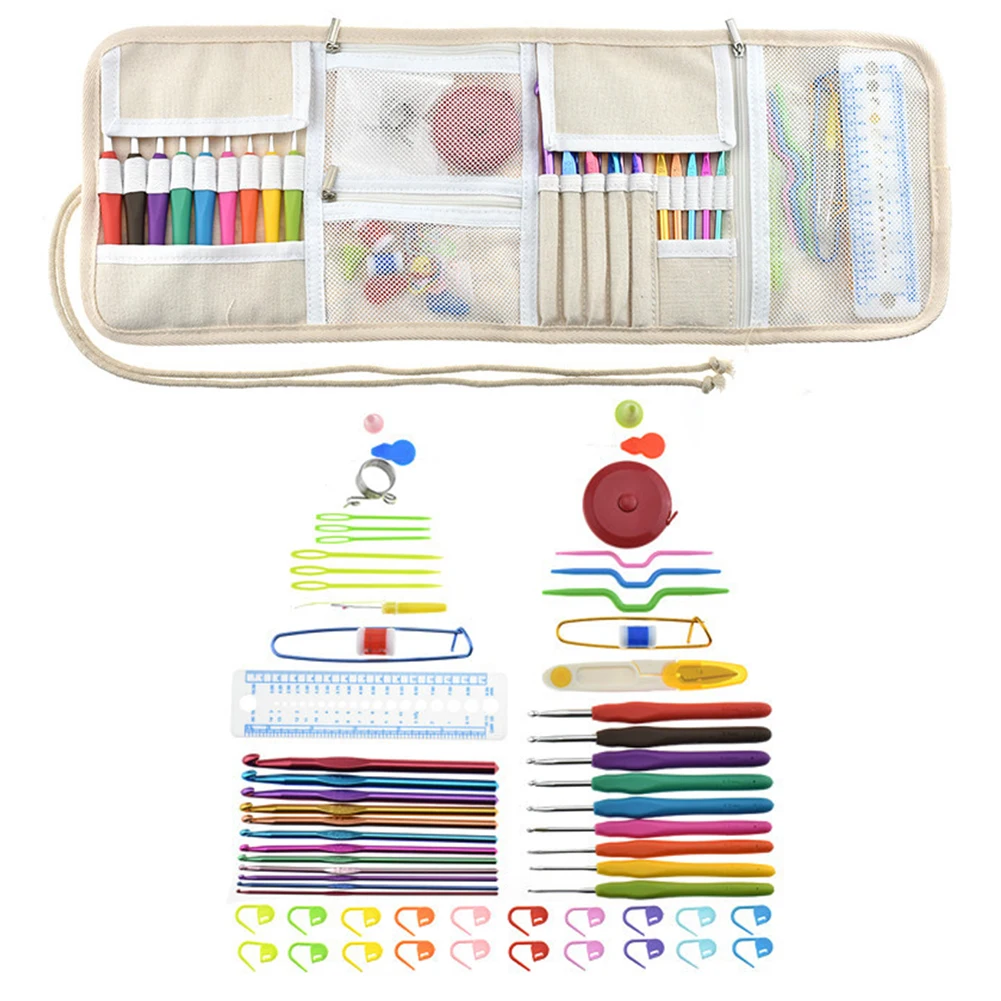 Colorful Knitting Tool Set Ergonomic Professional Easy Apply Crochet Hook Portable Bag Packed Needle Home Hand Craft #05
Colorful Knitting Tool Set Ergonomic Professional Easy Apply Crochet Hook Portable Bag Packed Needle Home Hand Craft #05