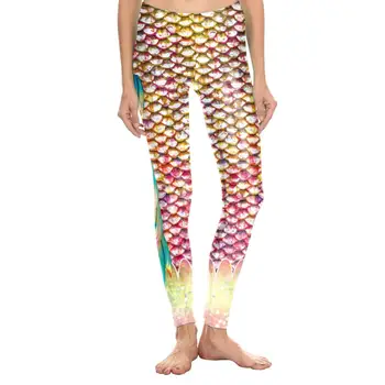 Hot Fashion Shiny Stretch Fish Scale Fin Printing Women Fitness Mermaid Leggings New
Hot Fashion Shiny Stretch Fish Scale Fin Printing Women Fitness Mermaid Leggings New