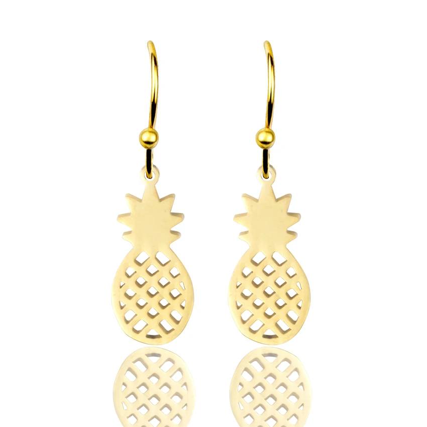 2017 Hawaii Pineapple Drop Earrings Charm Women Stainless Steel Tiny Fruit Bijouterie Ear Cartilage Dangle Earrings Boho Jewelry
2017 Hawaii Pineapple Drop Earrings Charm Women Stainless Steel Tiny Fruit Bijouterie Ear Cartilage Dangle Earrings Boho Jewelry