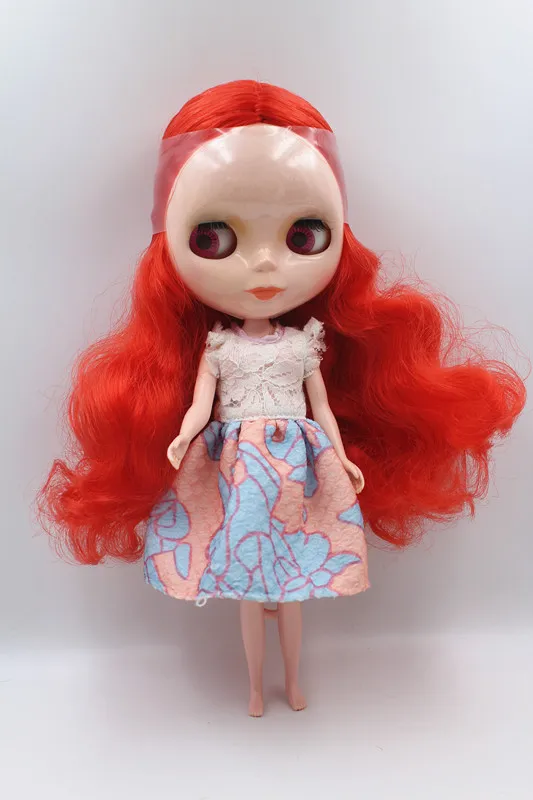 Фото Special sale doll orange - red hair Blygirl Blyth common body 7 naked baby doll's normal skin | Игрушки и хобби