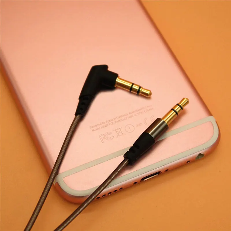 Hangrui 3.5mm DIY 3-Pole Jack Earphone Audio Cable Headphone Repair Replacement 14 Copper Core Wire DIY MP3 TPE fever wire (5)