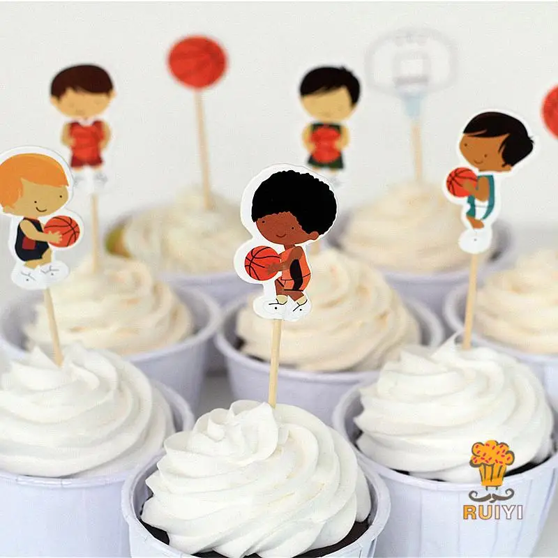 72pcs Basketball cake toppers sports cupcake picks cases kids birthday party decoration baby shower candy bar
72pcs Basketball cake toppers sports cupcake picks cases kids birthday party decoration baby shower candy bar