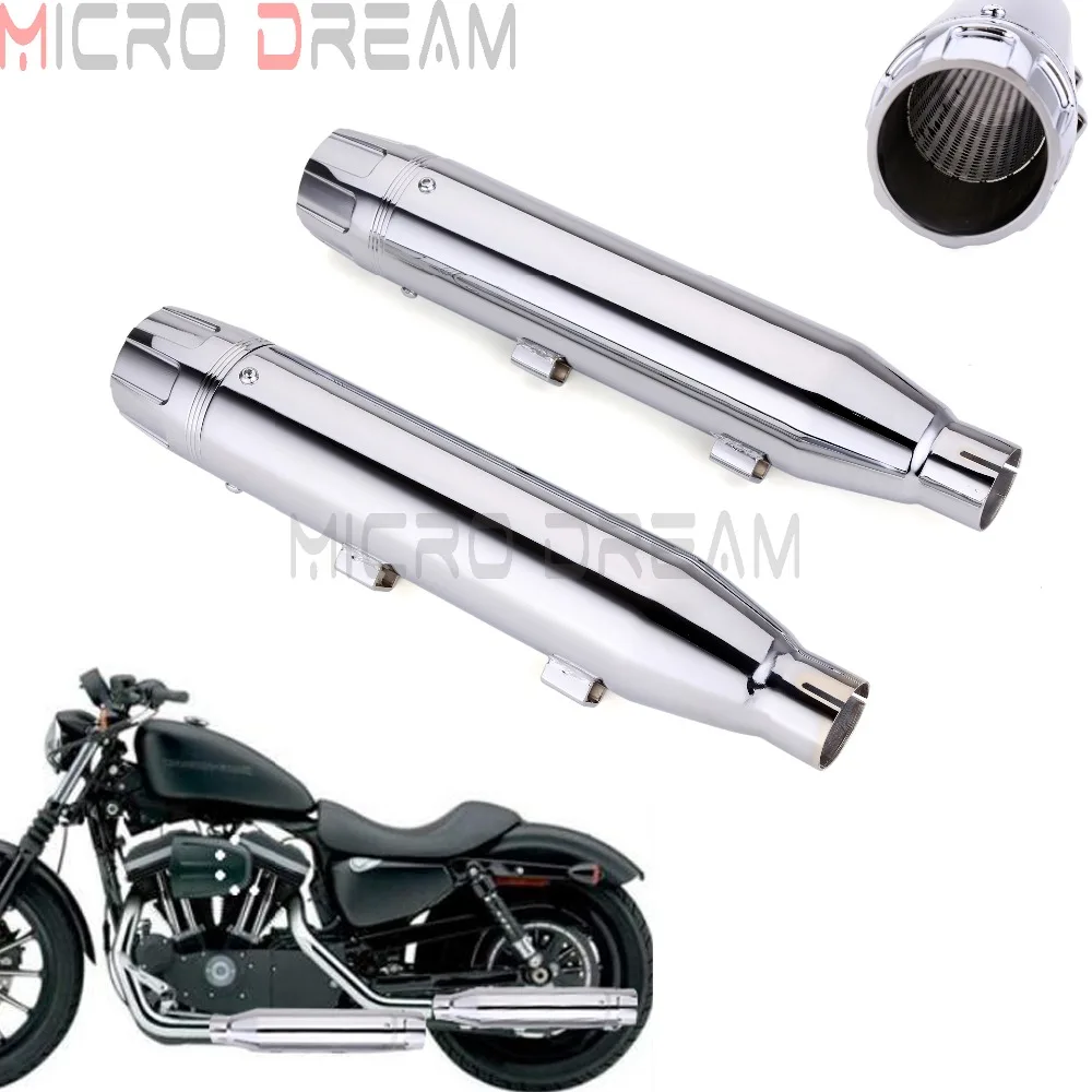 3-1/4" Exhaust Pipes Slip-On Mufflers For Harley Sportster XL 1200 883 Iron SuperLow Forty-Eight Custom Seventy-Two 2014-2016
3-1/4" Exhaust Pipes Slip-On Mufflers For Harley Sportster XL 1200 883 Iron SuperLow Forty-Eight Custom Seventy-Two 2014-2016
