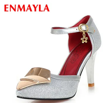 ENMAYLA Gold Silver Women Sandals Pointed Toe Bow Ladies Shoes High Heels Gladiator Sandals Women Glitter Shoes Size 34-47
ENMAYLA Gold Silver Women Sandals Pointed Toe Bow Ladies Shoes High Heels Gladiator Sandals Women Glitter Shoes Size 34-47
