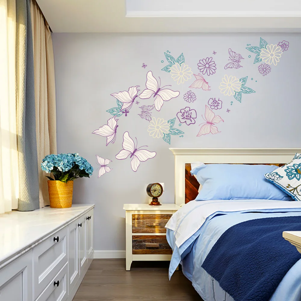 Butterfly Wall Sticker Bedroom Home Decor DIY Art Mural For Kids Room Living Room cloakroom study room decorative QTM318-4
Butterfly Wall Sticker Bedroom Home Decor DIY Art Mural For Kids Room Living Room cloakroom study room decorative QTM318-4
