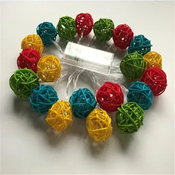 3M 20LED Mixed Rattan led Ball LED String Lighting Christmas Light String For Wedding Party Decoration Warm White
3M 20LED Mixed Rattan led Ball LED String Lighting Christmas Light String For Wedding Party Decoration Warm White