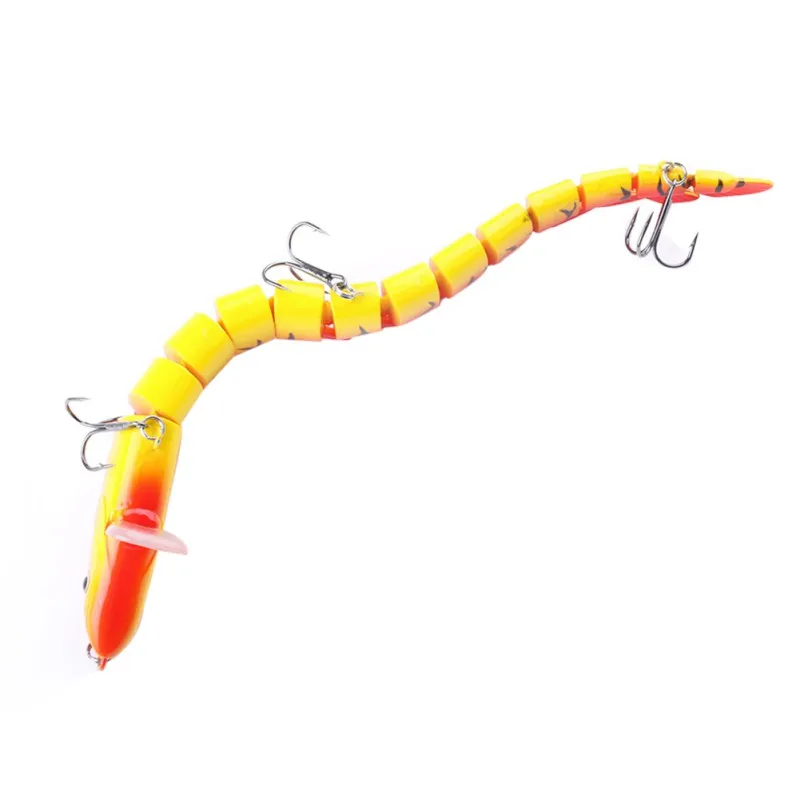 23cm Artificial Bait False Long Multi Joint Fish Shape Eco-friendly Odorless Plastic Fishing Lure With 3 Treble Hooks
23cm Artificial Bait False Long Multi Joint Fish Shape Eco-friendly Odorless Plastic Fishing Lure With 3 Treble Hooks