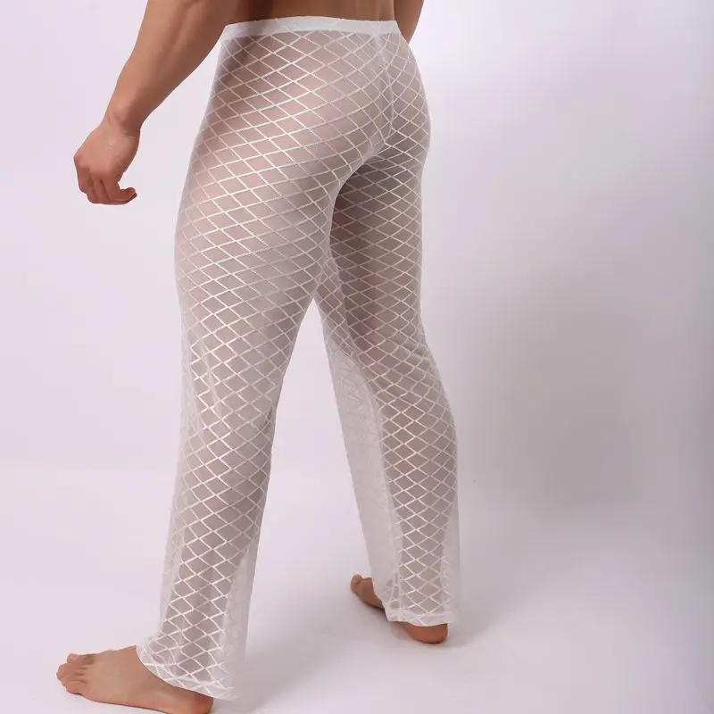 new Diamond shaped pants sexy transparent breathable mesh pajamas trousers mens sexy sleepwear pajamas pants
new Diamond shaped pants sexy transparent breathable mesh pajamas trousers mens sexy sleepwear pajamas pants