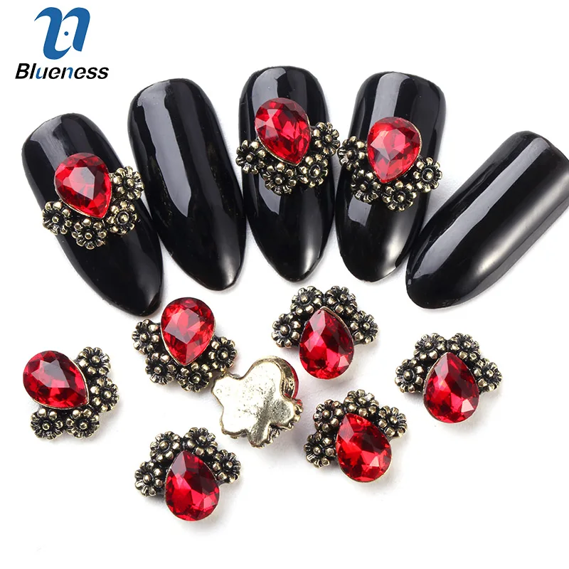 Blueness 10Pcs/lot Red Gem Design Nail Rhinestones Jewelry UV Gel Manicure Nail Art Decorations Accessories Metal Studs Tips
Blueness 10Pcs/lot Red Gem Design Nail Rhinestones Jewelry UV Gel Manicure Nail Art Decorations Accessories Metal Studs Tips