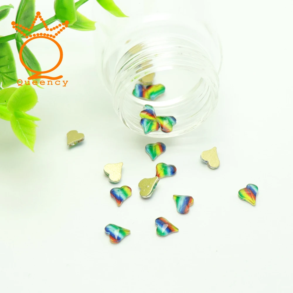 Rainbow Crystal Diamonds 3D Glass Strass Manicure Accessories Colorful Decoration 12pcs Heart Shape Crystal FlatBack Gliter Nail
Rainbow Crystal Diamonds 3D Glass Strass Manicure Accessories Colorful Decoration 12pcs Heart Shape Crystal FlatBack Gliter Nail