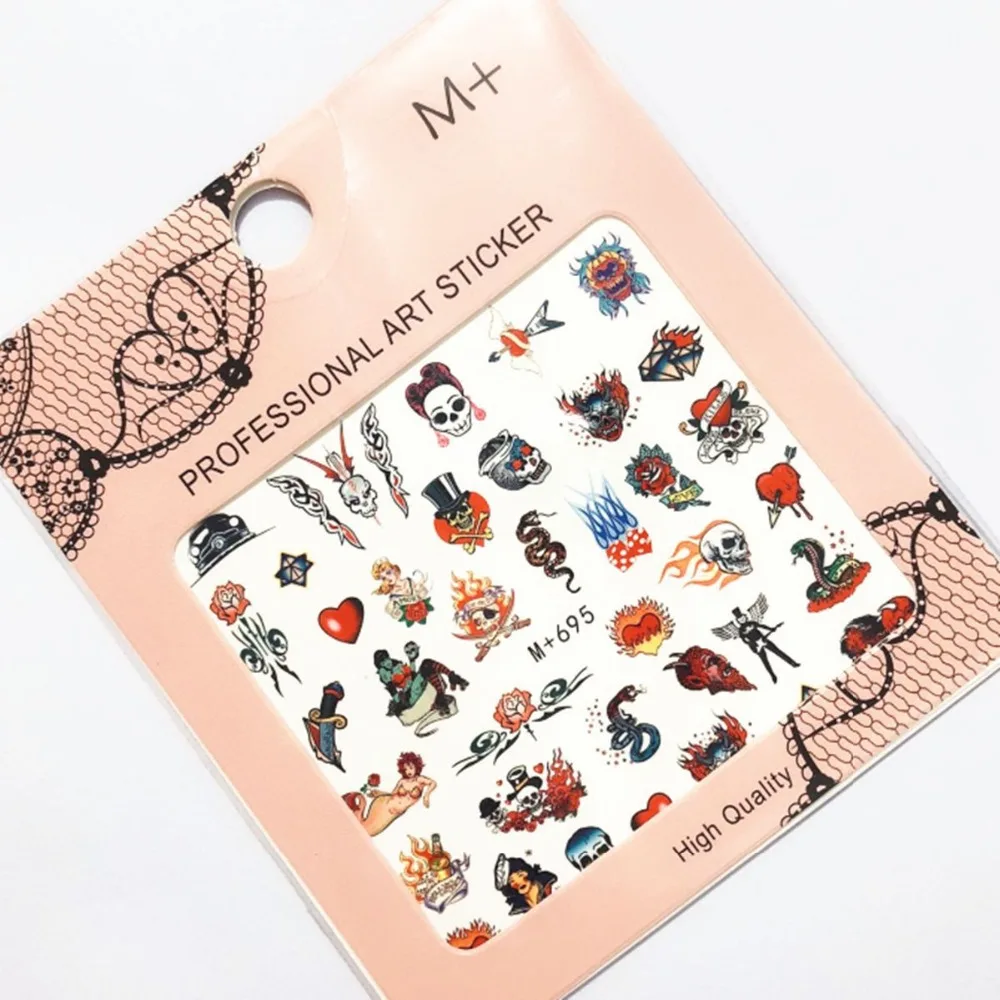 fashion 5sheets Children Girls Halloween Skull Cartoons Stickers Designs Gummed glue Stickers Decals Makep M+695-701
fashion 5sheets Children Girls Halloween Skull Cartoons Stickers Designs Gummed glue Stickers Decals Makep M+695-701