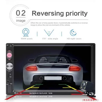Universal 2 din Car Multimedia Player Autoradio 2din Stereo 7" HD Touch Screen Video MP5 Player Auto Radio Back Camera rear view
Universal 2 din Car Multimedia Player Autoradio 2din Stereo 7" HD Touch Screen Video MP5 Player Auto Radio Back Camera rear view