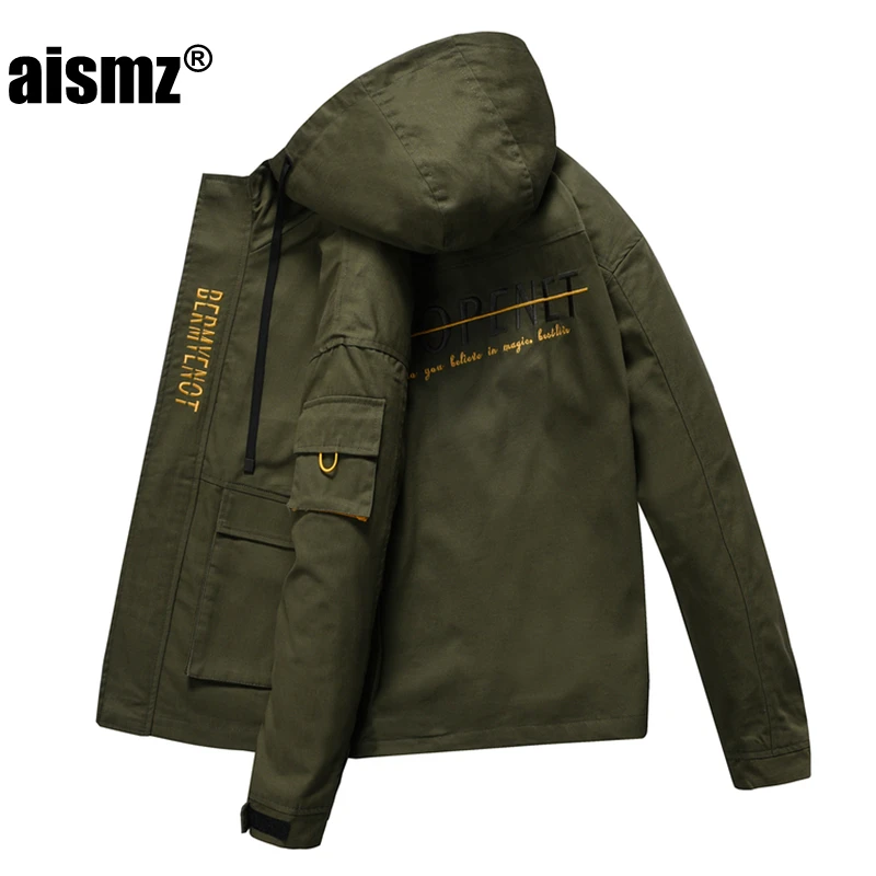 Aismz Fashion Men Pilot Casual Solid Mens Bomber Jacket Boy Hip Hop Patch Designs Embroidery Slim Fit Male Coat Man Jackets
Aismz Fashion Men Pilot Casual Solid Mens Bomber Jacket Boy Hip Hop Patch Designs Embroidery Slim Fit Male Coat Man Jackets