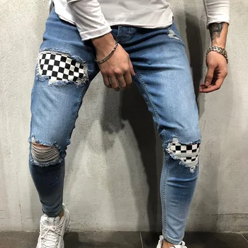 Men Ripped Skinny Biker Hole Jeans Destroyed Frayed Slim Fit Denim Long Pants Stretch Pants TY66
Men Ripped Skinny Biker Hole Jeans Destroyed Frayed Slim Fit Denim Long Pants Stretch Pants TY66
