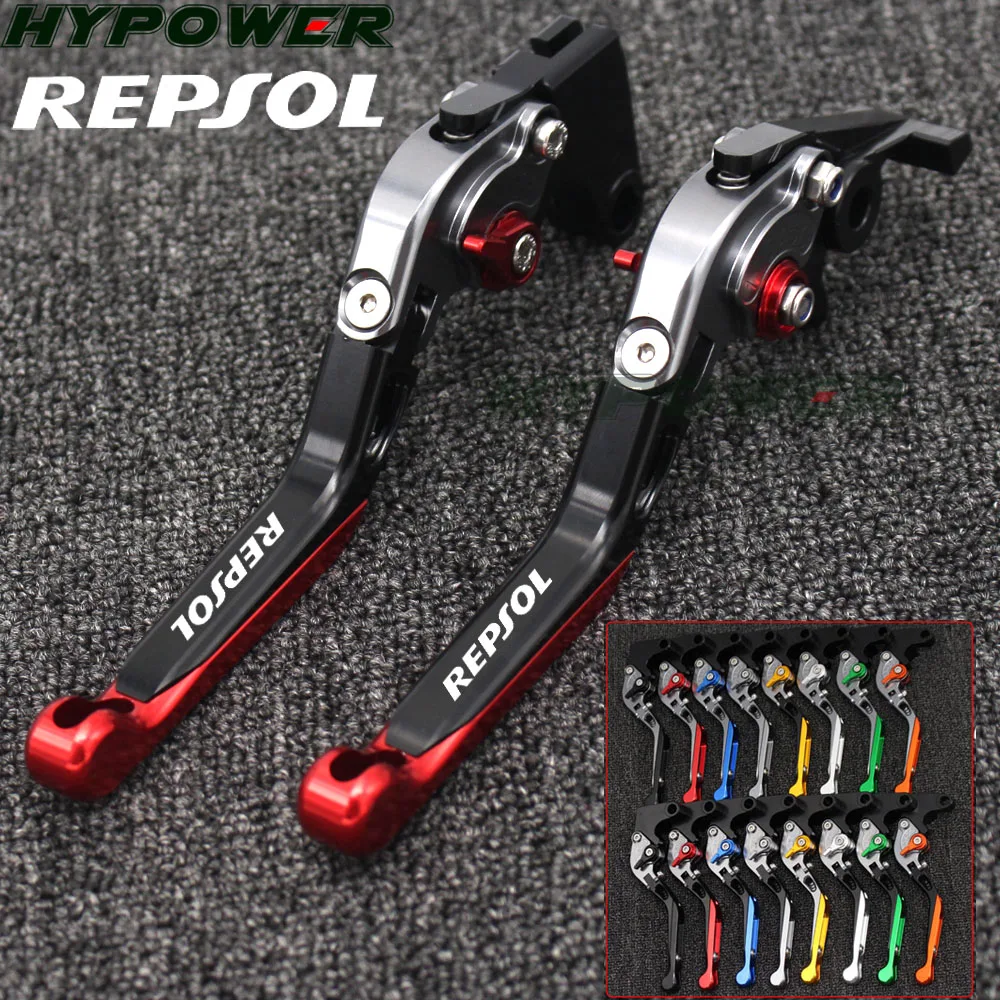 

Red+Titanium CNC Folding Extendable Motorcycle Brake Clutch Levers For Honda CBR250R CBR300R/CB300F/FA CBR500R/CB500F/X