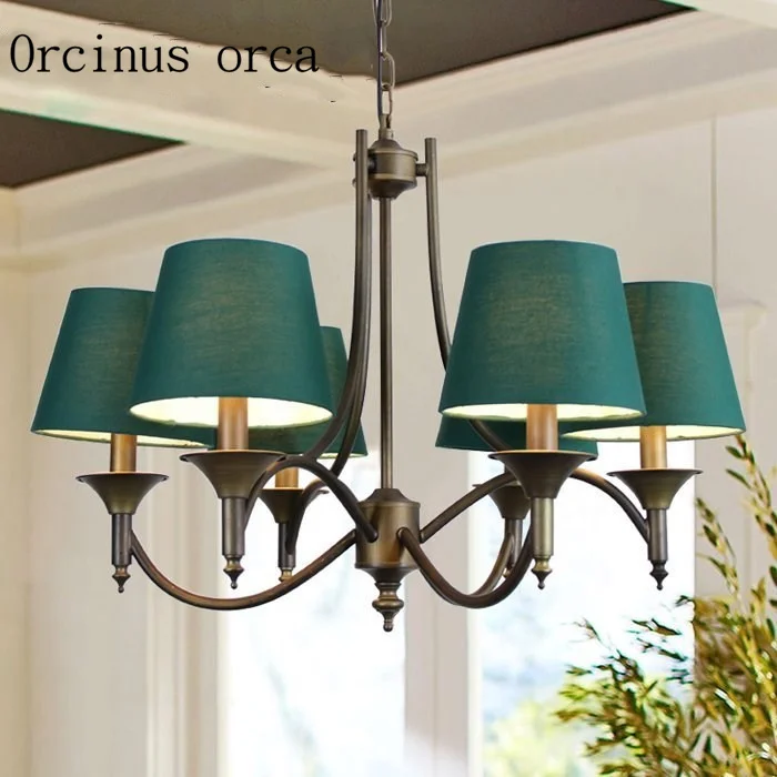 Wrought Iron Chandelier Mediterranean style living room dining room lamp bedroom green creative European style rural minimalist
Wrought Iron Chandelier Mediterranean style living room dining room lamp bedroom green creative European style rural minimalist