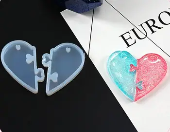 XCDIY Silicone Mold for heart-shaped puzzle pendant Resin Silicone Mould handmade tool DIY Craft epoxy resin molds
XCDIY Silicone Mold for heart-shaped puzzle pendant Resin Silicone Mould handmade tool DIY Craft epoxy resin molds
