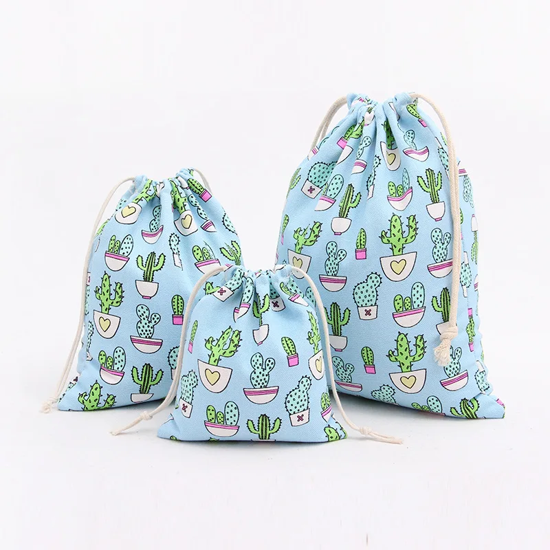 Handmade Cotton Canvas Tea Gift Sorted Pouch String Closure Multi-purpose Bag Printed Cactus Size-choosing Light Blue N094LB
Handmade Cotton Canvas Tea Gift Sorted Pouch String Closure Multi-purpose Bag Printed Cactus Size-choosing Light Blue N094LB
