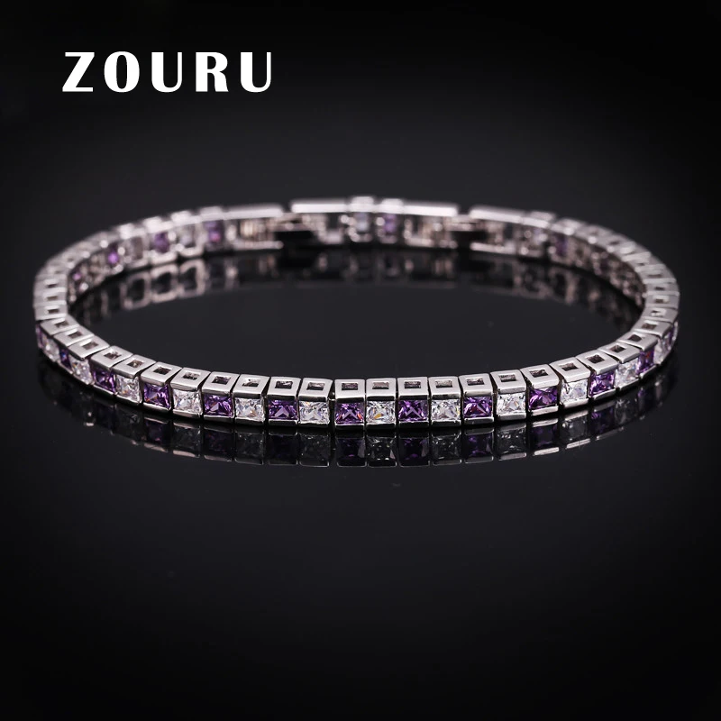 ZOURU Brand Quality Trendy Charm CZ Paved Bracelet White Gold Plate Bangle Friendship Bracelet for Women Jewelry Free Shipping
ZOURU Brand Quality Trendy Charm CZ Paved Bracelet White Gold Plate Bangle Friendship Bracelet for Women Jewelry Free Shipping