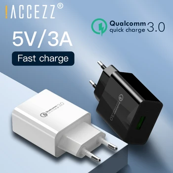 !ACCEZZ Quick Charge 5V 3A Fast USB Charger For iPhone Xiaomi Samsung S8 S9 S10 Huawei P20 P30 EU Plug Mobile Phone Wall Charger
!ACCEZZ Quick Charge 5V 3A Fast USB Charger For iPhone Xiaomi Samsung S8 S9 S10 Huawei P20 P30 EU Plug Mobile Phone Wall Charger