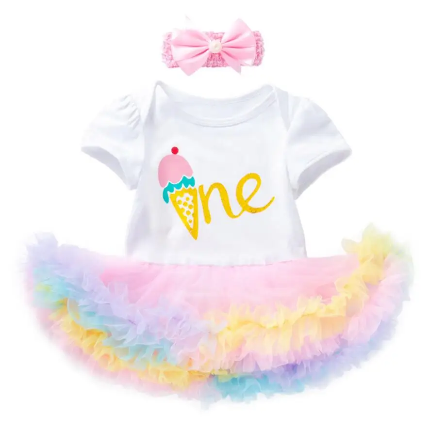 Baby Girls 2PCs per Set 1st 2nd Birthday Party Dress Ice Cream Rainbow Crown One Two Princess Tutu Dress Bow Bead Headband 0-24M
Baby Girls 2PCs per Set 1st 2nd Birthday Party Dress Ice Cream Rainbow Crown One Two Princess Tutu Dress Bow Bead Headband 0-24M